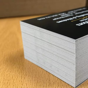 Whosale Custom <strong>Free</strong> Design Black Paper Gift Business Card Thank You for Purchasing Paper Card With <strong>Logo</strong> for Business - Product Image 4