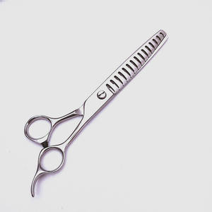 Tijeras Profesionales de 7 Pulgadas con Dientes Grandes Tipo Espina de Pescado para Peluquería Canina, Acero 440C, Multifuncionales para Cortar el Pelo de Mascotas - Product Image 1