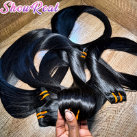 100% Rambut Asli Vietnam Terlaris, Bundel Rambut Manusia Mentah Warna Highlight Virgin, Double Weft Grosir, Vendor Rambut India Mentah 613