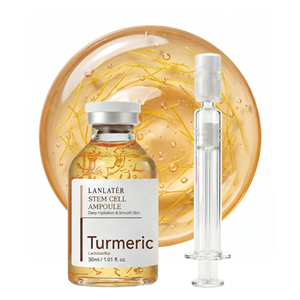 Sérum Visage Bio PDRN Curcuma Marque Blanche – <span class=keywords><strong>Ampoule</strong></span> Peptidique <span class=keywords><strong>de</strong></span> Collagène Profond Hydratante Anti-Âge Éclaircissante - Product Image 4