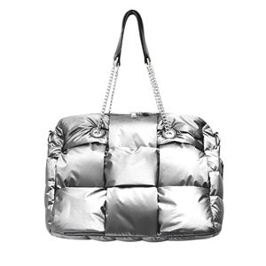 New Designer Women Shoulder <b>Bags</b> Waterproof Scratchproof Large Capacity Customised <b>Nylon</b> Puffy Handbag Ladies Puffe <b>Tote</b> <b>Bag</b> - Product Image 2