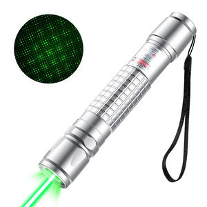 Stylo pointeur laser, portée de 2000 à 3000 mètres, pointeur laser vert avec motif étoile, alimenté par 1 pile 18650 - Product Image 2