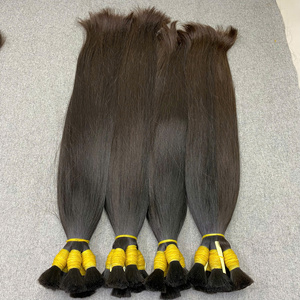 Extensions de cheveux naturels vierges vietnamiens Remy de qualité supérieure Dream Hair, 100g, super double drawn, cuticules intactes, double trame machine - Product Image 3