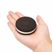 Jouet Squishy Biscuit à Remontée Lente, Balle Anti-Stress Squishy Biscuit Sandwich Réaliste, Jouet Sensoriel Doux pour Enfants et Adultes
