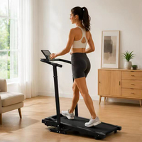Caminadora Manual de Marca Privada ZB-WTP-5 con Logotipo Personalizado, Caminadora Plegable Sin Motor para Gimnasio en Casa, Compatible con OEM, MOQ Bajo, de Fábrica