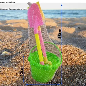 Set di Giocattoli da <span class=keywords><strong>Spiaggia</strong></span> in Plastica per Bambini con Paletta e Secchiello per Giochi d'Acqua con Confezione in Sacchetto a Rete - Product Image 3
