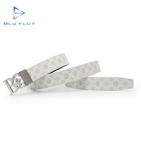 Ceinture de Luxe pour Homme en Cuir Véritable, Boucle Lisse, Ceinture Personnalisable en Cuir pour Homme
