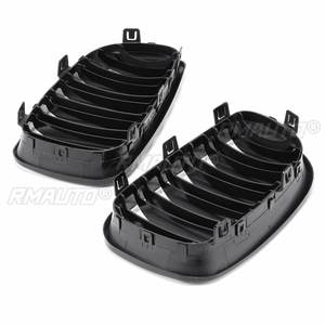 Rejilla Delantera de Doble Listón Negro Brillante para BMW E81 E87 E82 E88 120I 128I 130I 135I Serie 1 2008-2013 - Product Image 4