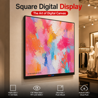Écran d'affichage publicitaire LCD intelligent en métal, écran numérique pour centre commercial, magasin de détail, promotion