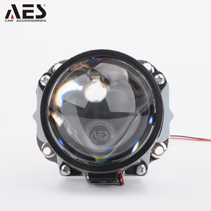 AES Lampu Depan Proyektor Xenon HID Mobil, Lensa Proyektor Mini 2.5 Inci H1 Sistem Pencahayaan Otomatis