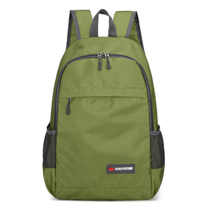 Trendy Foldable Korean Style Portable Backpack Large Capacity Outdoor School Bag Mountaineering Water-Resistant Wear-Resistant
