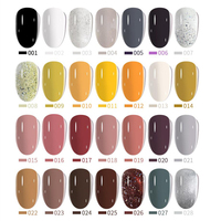 Vernis à ongles en gel 15 ml avec logo personnalisé, marque privée, 84 couleurs, ensemble de vernis à ongles en gel UV