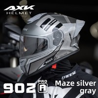 Venta Directa de Fábrica, Casco de Motocross Integral con Certificación DOT, ABS de Alta Resistencia, Nuevo Visor Doble, Unisex, para las Cuatro Estaciones