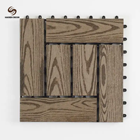 Planches de terrasse en composite bois-plastique co-extrudé, creuses, gaufrées 3D, WPC, antidérapantes, pour balcon, vente en gros