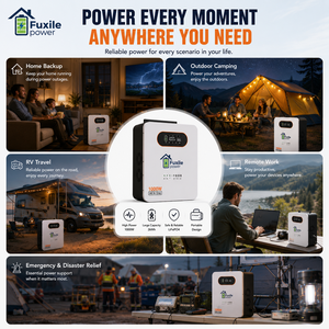 Generador Solar de 1000W 2000Wh con Batería de Respaldo LiFePO4, Inversor de Onda Sinusoidal Pura de 230V 550W MPPT, Panel Solar Portátil para RV y Camping <span class=keywords><strong>Eb70</strong></span> - Product Image 5