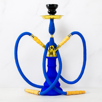 Set de Narguile Moderno de Hierro y Vidrio con 1 Manguera, Narguiles Múltiples, Shisha para Lounge, Bar, Fiesta, Hogar, Club, Fábrica, OEM, Venta al por Mayor, Dubái