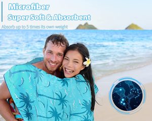 Asciugamano da Spiaggia in <span class=keywords><strong>Microfibra</strong></span> Scamosciata Personalizzato con Stampa a Sublimazione, Asciugatura Rapida, Design a Nido d'Ape, Monouso, Antimicrobico, Anti-Sabbia, da Viaggio Estivo - Product Image 5
