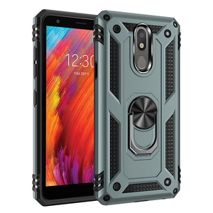 Rotate 360 Degree Ring Stand Magnetic Adsorption Thin Smart Phone Full Protective Case For <strong>LG</strong> <strong>Aristo</strong> <strong>4</strong> plus - Product Image 1