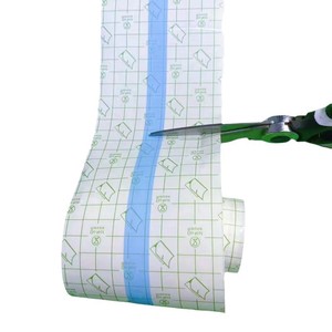 Best Waterproof Pu <b>Film</b> Roll 1Cm Grid Self Cut Adhesive Dressing For Wound Care - Product Image 2