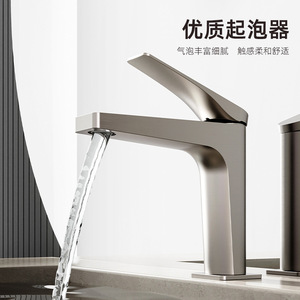 <b>Basin</b> Faucet <b>Single</b> Handle Deck Mounted Ceramic Valve Core Hot Cold Water Control Countertop Sink <b>Tap</b> - Product Image 4