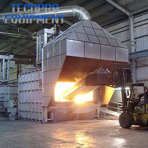 Horno de Fundición de Aluminio Nuevo de 5 Toneladas, Horno de Inducción con Quemador Diésel para Fundir Metal con Componente de Motor Central - Product Image 6