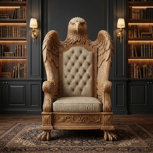 Fauteuil d'appoint portable Hawk sculpté, capitonné et rembourré, pour salon, avec structure en bois de teck, style traditionnel - Product Image 4