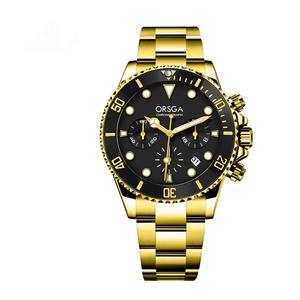 Montre mécanique multifonctionnelle pour homme, boîtier en acier inoxydable, cristal saphir, chronographe, résistante à l'eau, trois aiguilles, six cadrans - Product Image 4