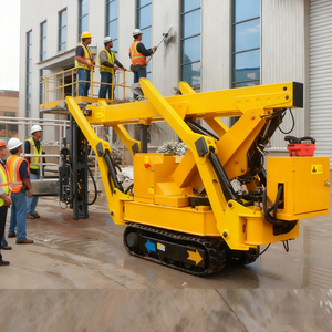 Plataforma de elevación eléctrica de nueva condición con cesta giratoria de pista ajustable para elevación de brazo de araña de 8m a 20m - Product Image 6