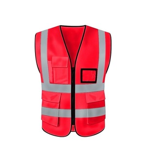 Oem biểu tượng tùy chỉnh đa chức năng Polyester Áo khoác an toàn Hi VIS quần áo phản quang vest huỳnh quang Hi VIS Nhiều màu lưới - Product Image 6