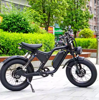 Bicicleta Eléctrica de Montaña para Adultos con Doble Suspensión, 750W/1500W, Cuadro de Aluminio, Neumáticos Anchos, 48V 15Ah