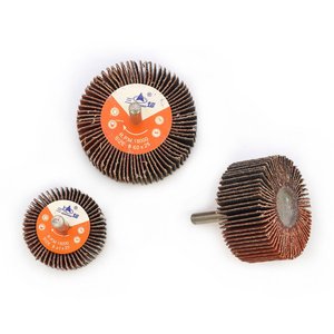 Meule à lamelles haute performance montée, 18000 tr/min max, tête de meulage abrasive avec tige - Product Image 3