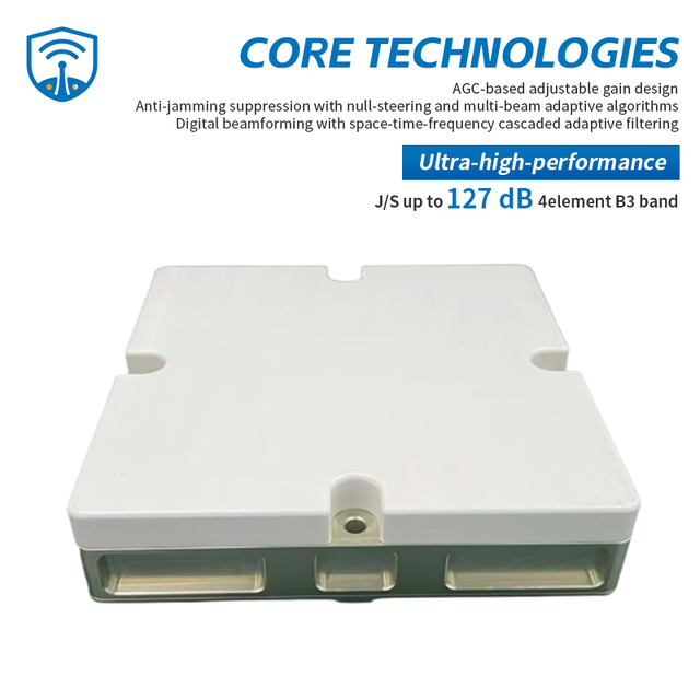 4 B1L1E1 Miniaturized 55x55mm 3-Band Base Mount Navigation Anti-jamming Smart GPS GNSS Antenna for UAVs