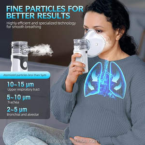 Nébuliseur à mailles ultrasonique portable Inhalateur Mini appareil médical électrique compact pour usage domestique Traitement des problèmes respiratoires - Product Image 6