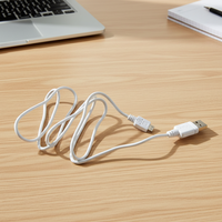 Kabel USB a ke Micro USB PVC DYD-15 1M Putih 26AWG OD3.5mm untuk Pengisian Daya & Sinkronisasi Data untuk Ponsel Android