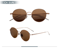 Lunettes de soleil personnalisées, demi-titane, polarisées, durables, confortables, idéales pour les voyages, lunettes de soleil tendance pour hommes, marque de luxe.
