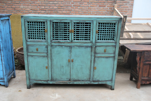Muebles de <span class=keywords><strong>aparador</strong></span> de gabinete tallado de madera reciclada Vintage antiguo chino - Product Image 4