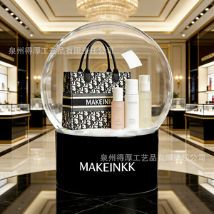 Makeinkk Skincare <b>Snow</b> Globe Decorative Crystal <b>Ball</b> Round DIY Assembly Valentine'S Day Gift - Product Image 5