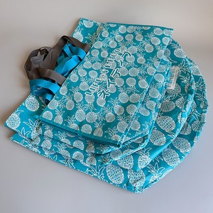 3 PC/Set Flower Full Print Eco Friendly Réutilisable Carry Shopping Bag 20inch Large Beach Travel Bags Waterproof PP Woven Tote Bag - Product Image 2