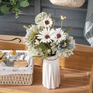 Ramo de Flores Artificiales Bersali, Tejido de Plástico Realista, Decoración para Bodas y Hogar CF01027 - Product Image 2