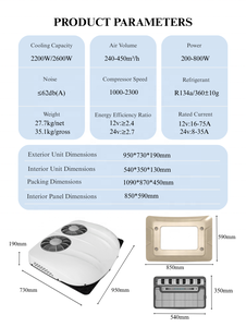 Hot bán <span class=keywords><strong>2025</strong></span> phổ Xe Tải Điều hòa không khí 12 Volt điều hòa không khí cho xe - Product Image 4