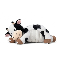 Peluche personnalisée 2026 : Vache lestée en peluche, design de poupée