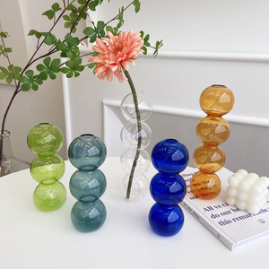 Vase à bulles en verre moderne 30cm-100cm, design boule transparente pour décoration de maison et de mariage - Product Image 1