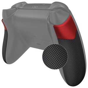 Poignées en caoutchouc antidérapantes de performance rouge écarlate, panneaux arrière de remplacement, rails latéraux pour manette Xbox Series X S - Product Image 1