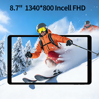 Tablette Wifi avec écran Incell de 8,7 pouces, boîtier en métal, batterie de 5000 mAh