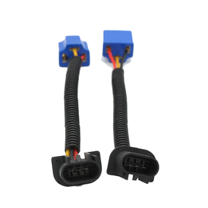 สำหรับ Wrangler jk/jku 2007-2018โมเดล2ชิ้น H13ตัวผู้กับ H4หญิงอะแดปเตอร์แปลงไฟหน้าชุดสายไฟตัวเชื่อมต่อ - Product Image 4