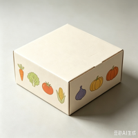 Coffret cadeau de fruits et légumes de Noël très vendu, personnalisable en taille et en design