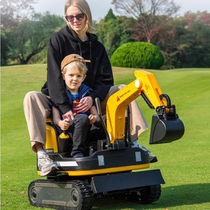 Excavadora eléctrica para niños Dalis DLS-X7, juguete de excavadora con orugas para niños - Product Image 3