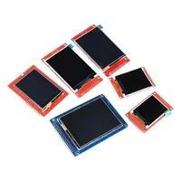 Modul Layar LCD TFT 1.44/1.8/2.0/2.4/2.8 Inci IPS 7Pin Layar SPI ST7735/ILI9341 Panel Sentuh Driver 320X240 untuk Arduino ESP32