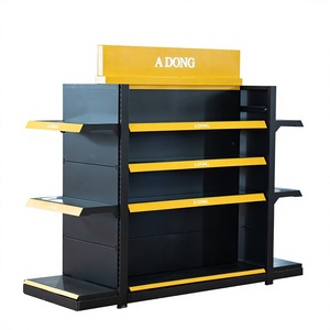 Estanterías de Góndola para Supermercado ADONG de Doble Cara Personalizables |   Soluciones de Exhibición Metálica para Tiendas |   Proveedor OEM - Product Image 1