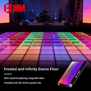 Lantai Panel <span class=keywords><strong>LED</strong></span> MM, Layar Video, Ubin Lantai Menari Interaktif Sensitif Sentuhan untuk Pertunjukan Panggung, Klub Malam, Acara DJ - Product Image 1